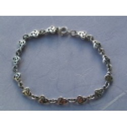 Silver  Celtic Trinity bracelet